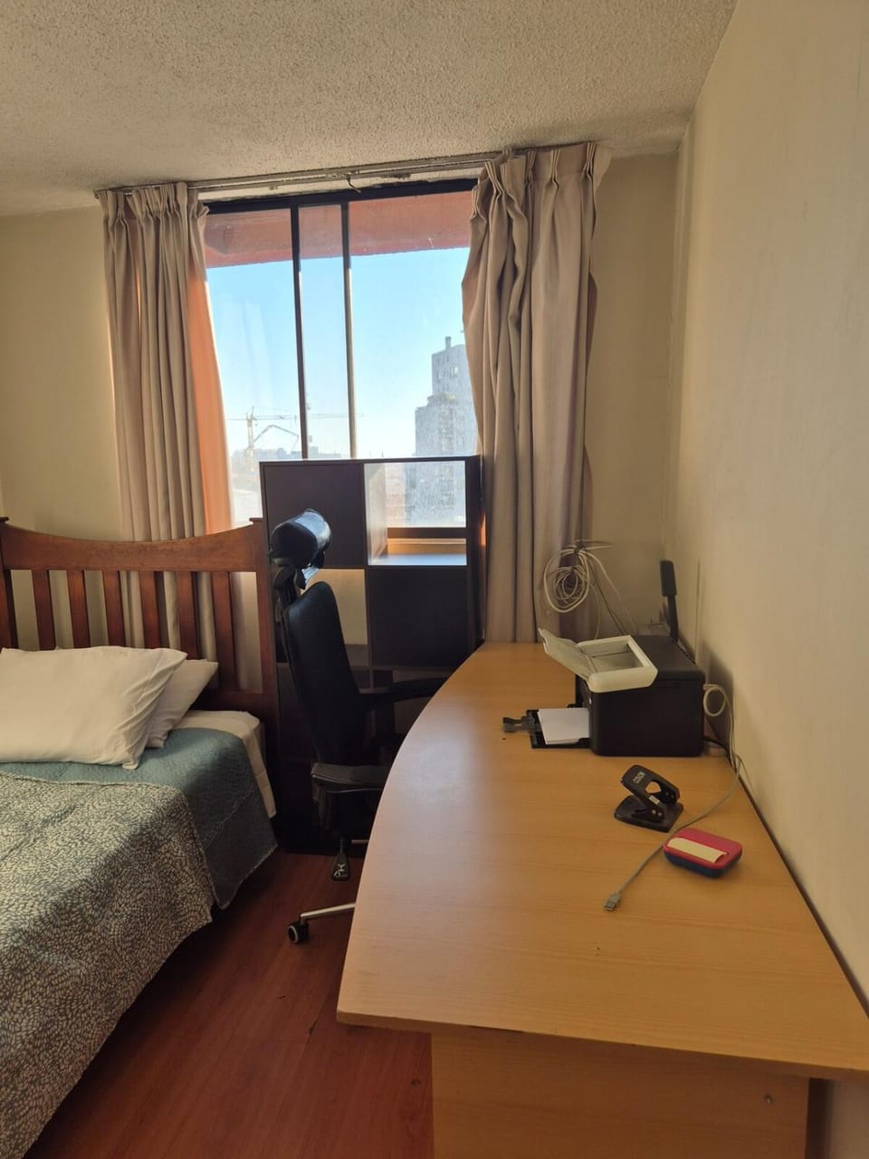 View of Entel Tower, 2D2B Downtown plus Home Office Apartment in Santiago