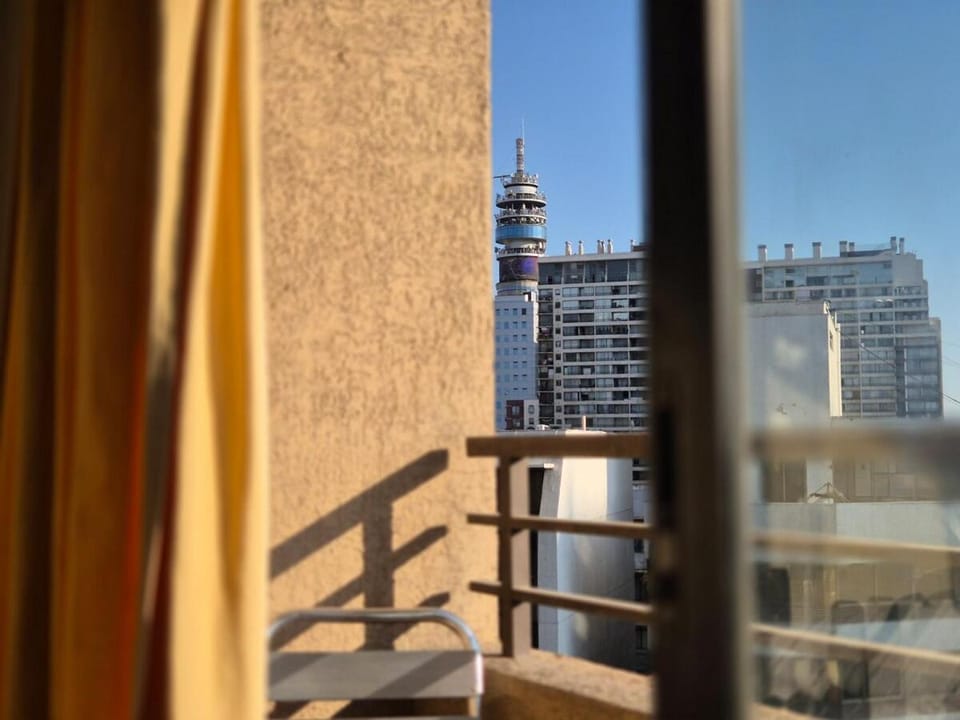 View of Entel Tower, 2D2B Downtown plus Home Office Apartment in Santiago