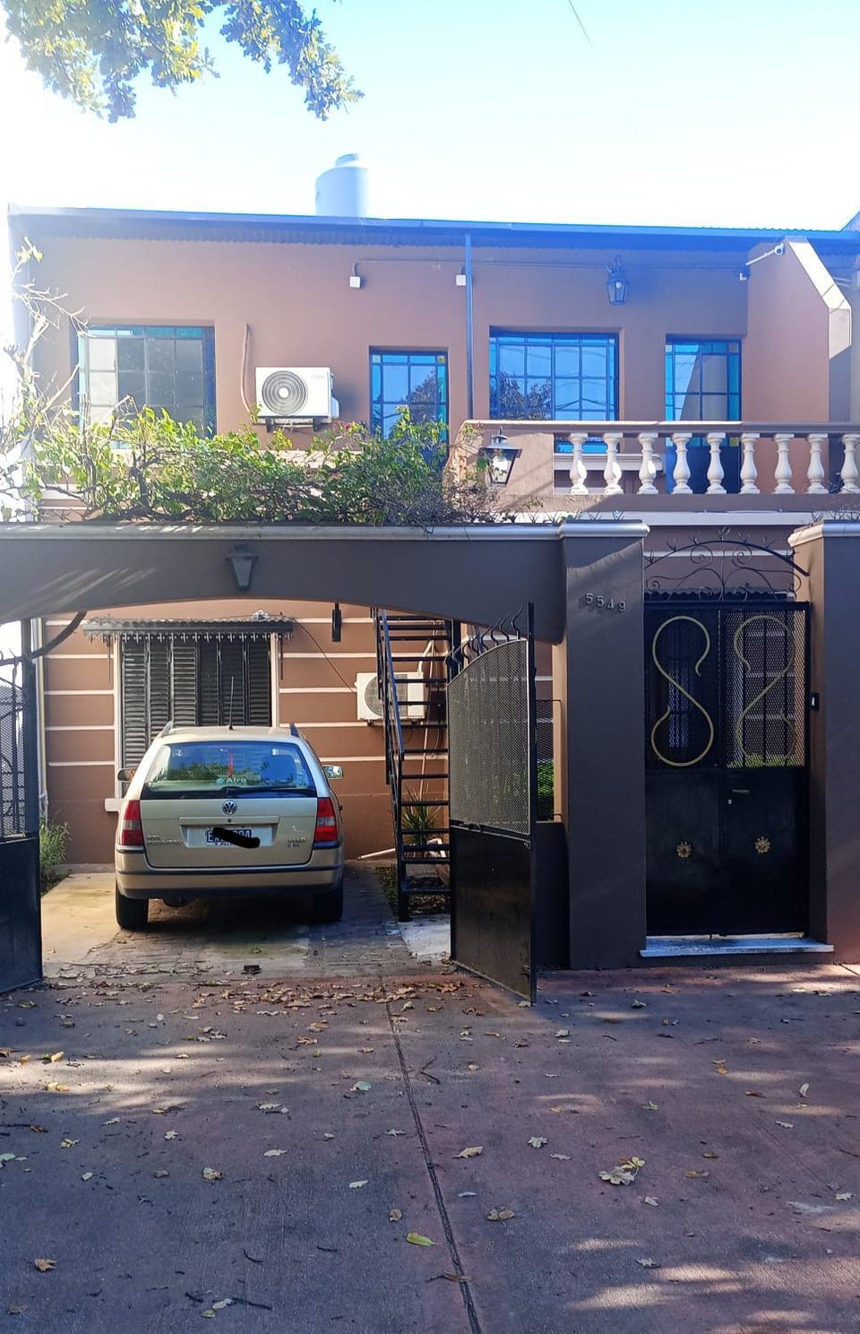Property building, Facade/entrance, Day, Parking