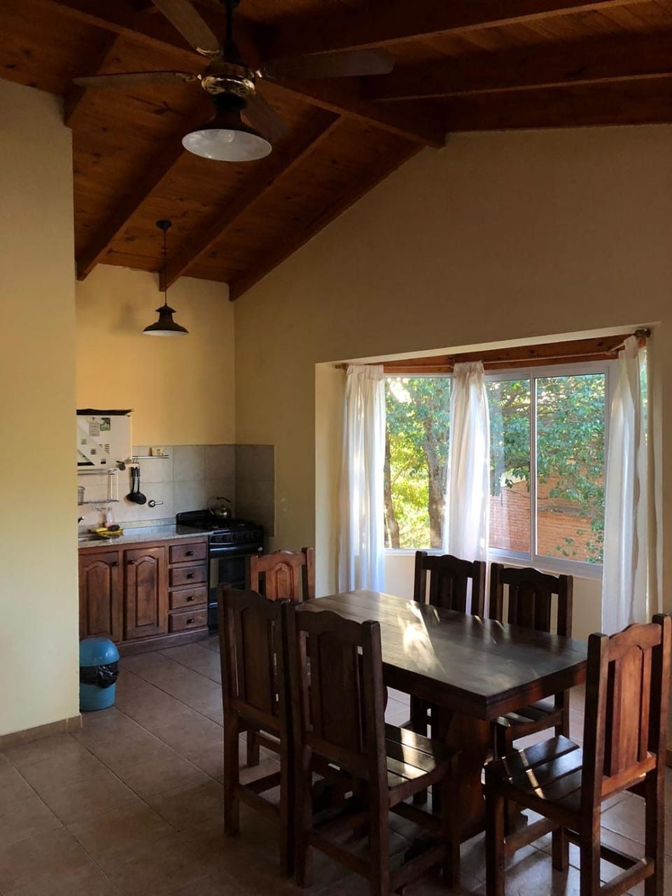Kitchen or kitchenette, Living room, Dining area