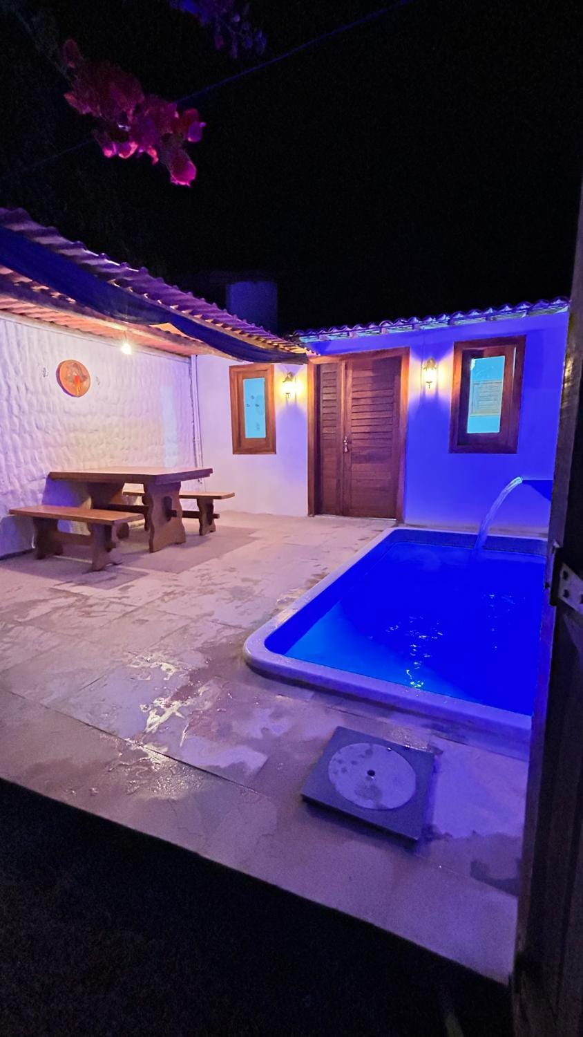 Night, Pool view