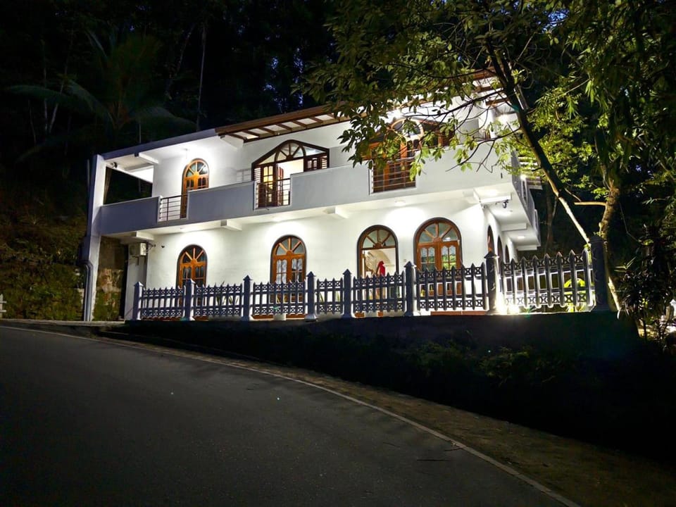 Property building, Night, Parking