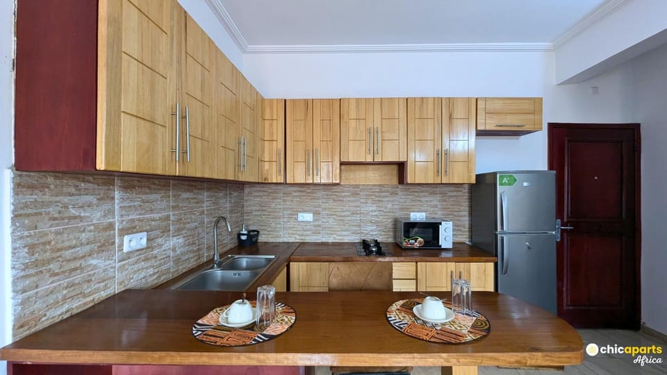 Communal kitchen, microwave