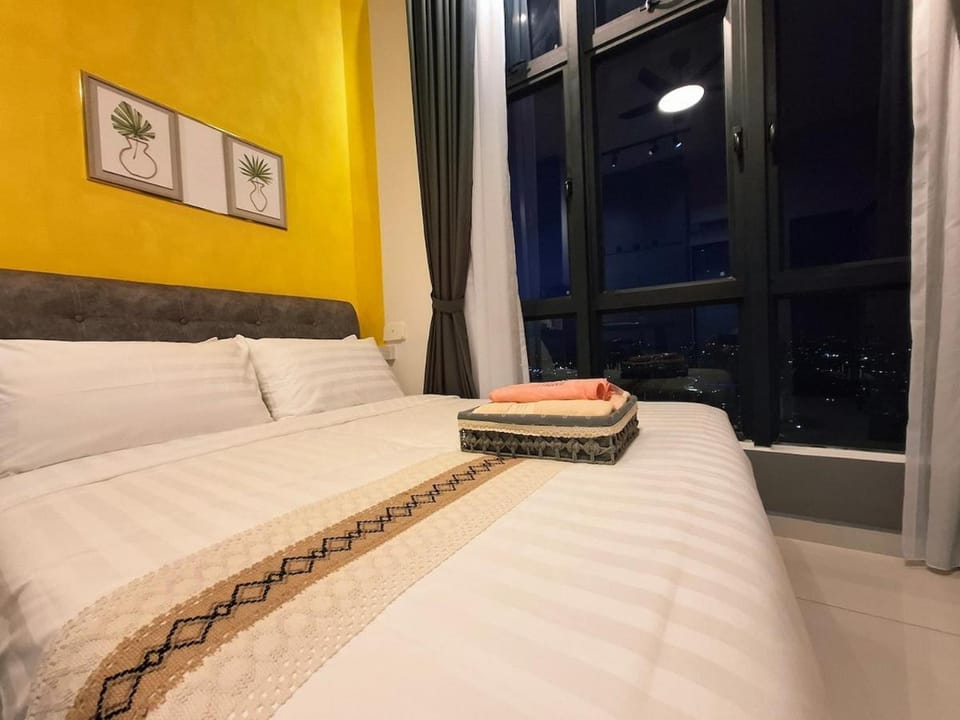 SpaceResidency CompactCleanCozy 3paxMax FreeParking Apartment in Johor Bahru