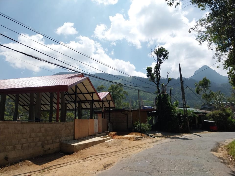 Property building, Neighbourhood, Natural landscape, Mountain view