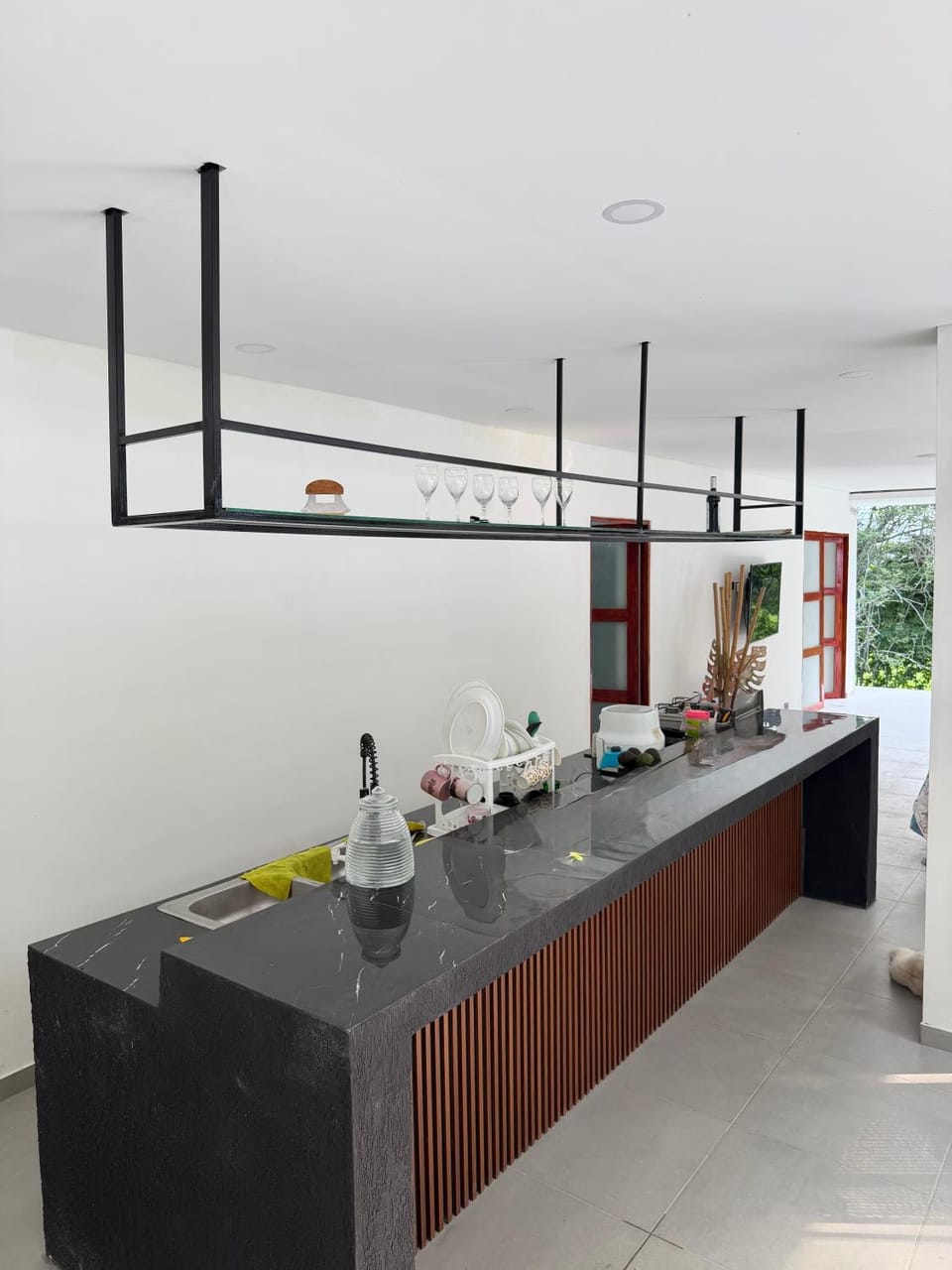 Kitchen or kitchenette, Lounge or bar