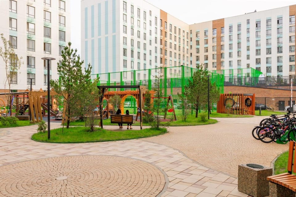 Олен зеленая Apartment in Kazakhstan