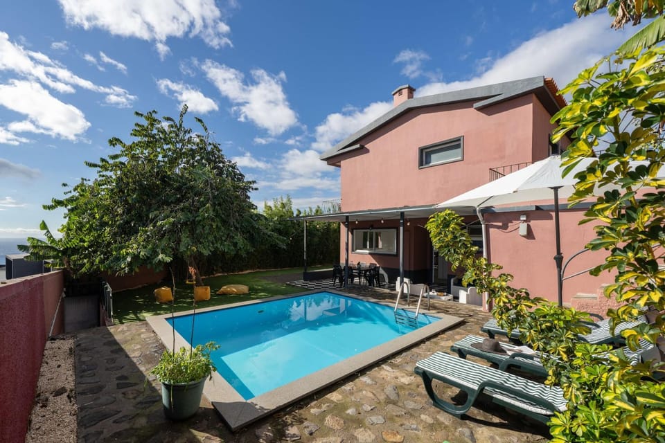 Property building, Day, Garden, Swimming pool, sunbed