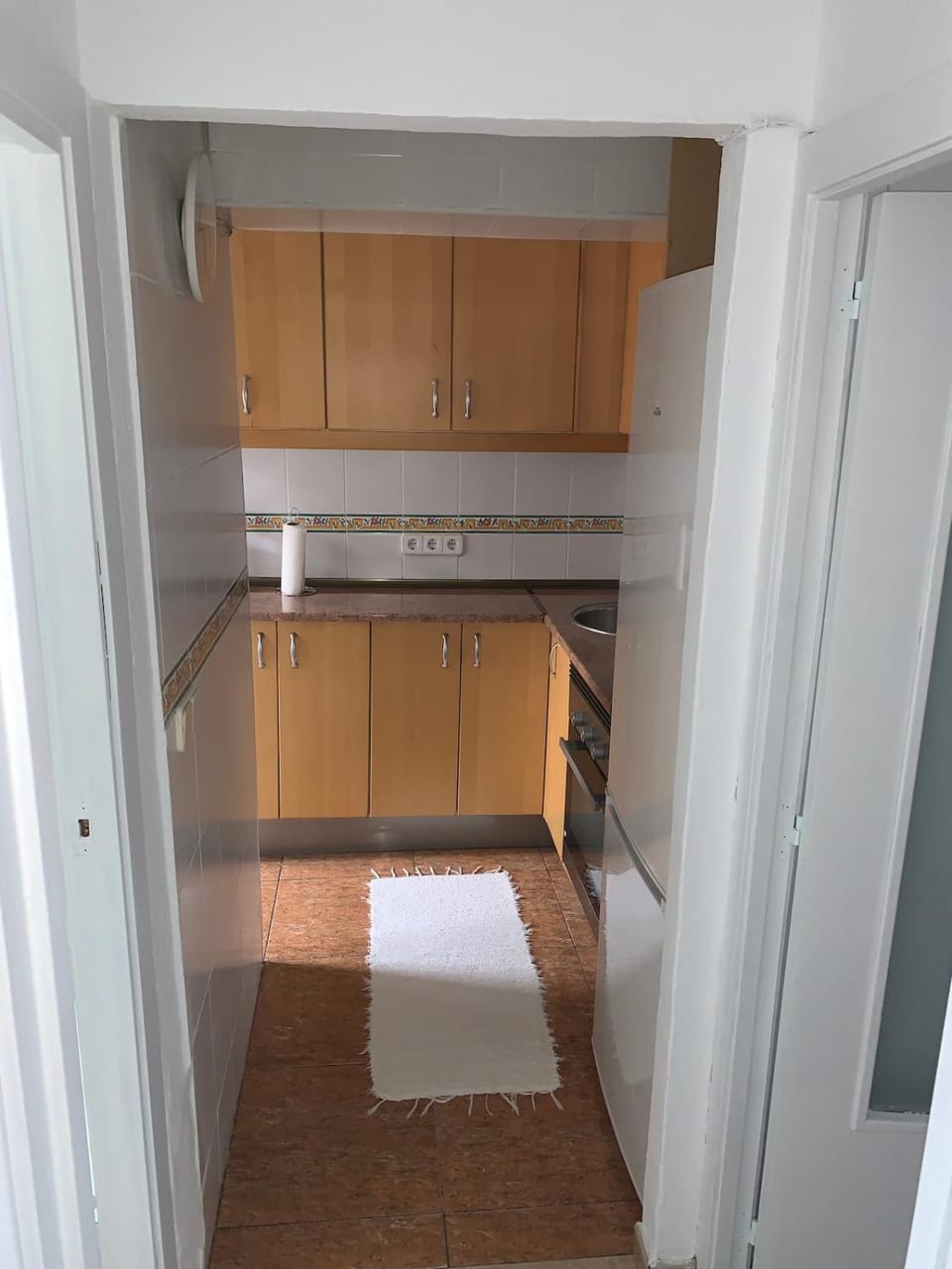 Kitchen or kitchenette, wardrobe