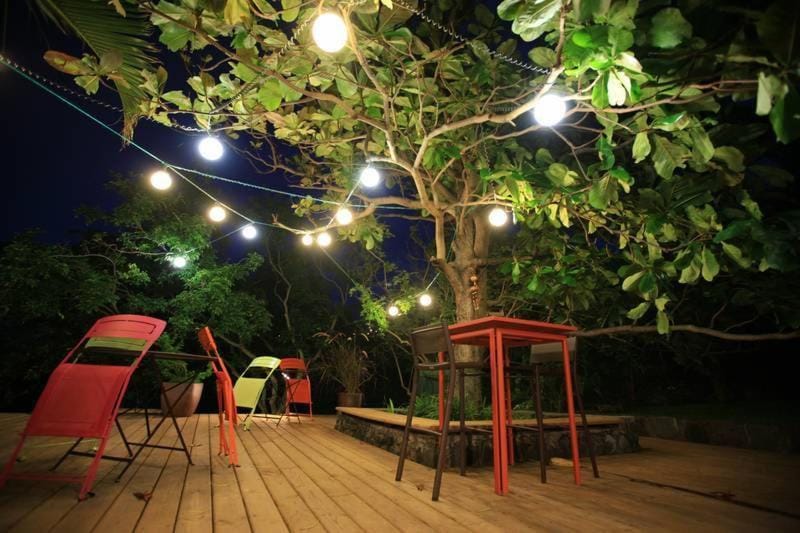 Patio, Night