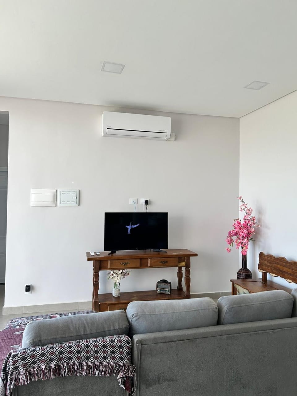 Living room, air conditioner