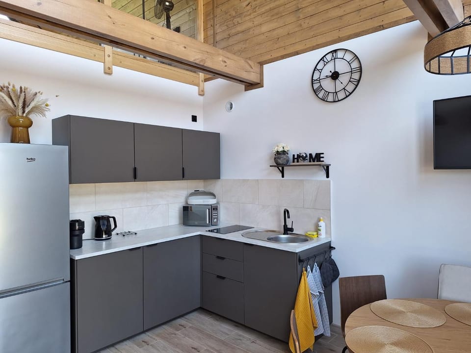 Coffee/tea facilities, Kitchen or kitchenette, oven