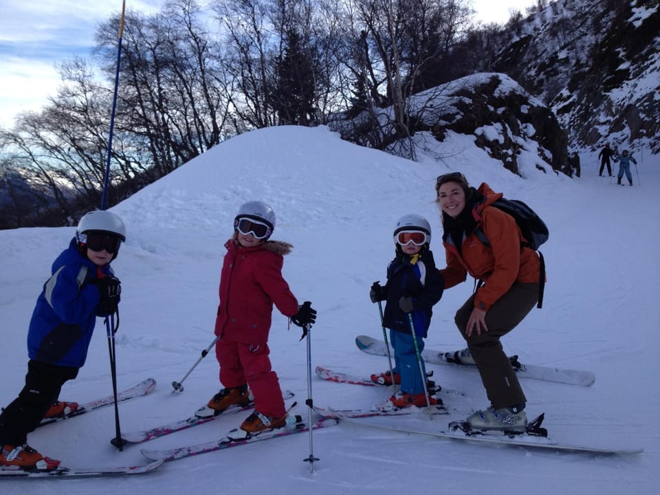 Ski School, young children