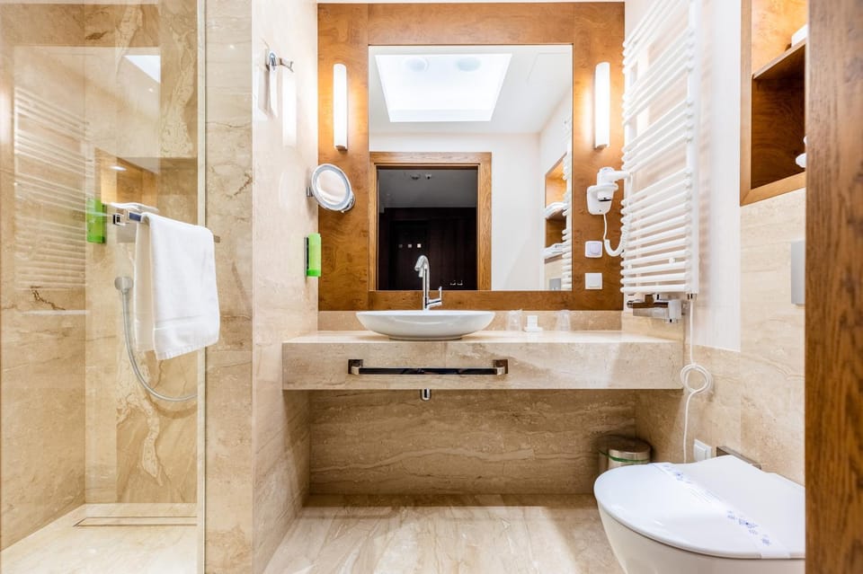 Shower, Toilet, Bathroom, towels