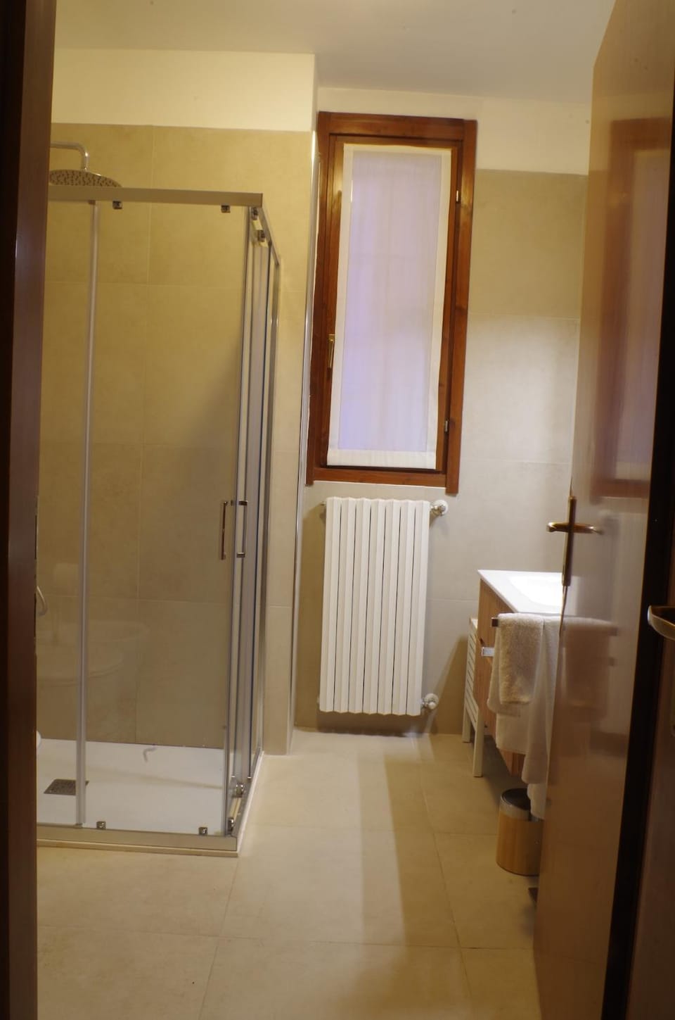 Shower, towels