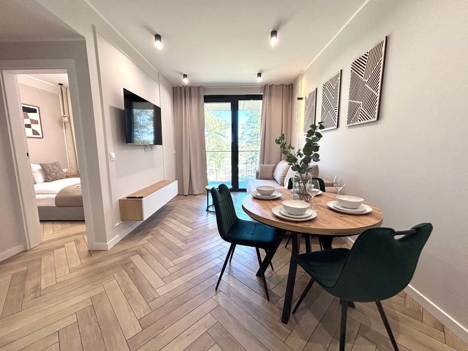 Apartament WHITE GLOVE VIDOK 321 widok na jezioro Apartment in Poland