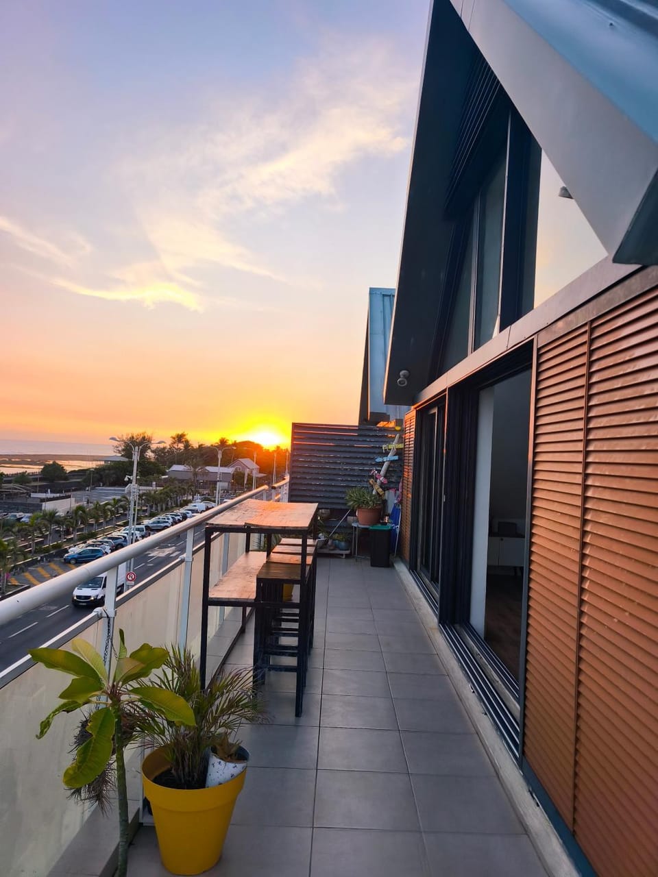 L'Ankr'Océan Loft Privé Terrasse Filante Front de mer Saint-Pierre Apartment in Réunion