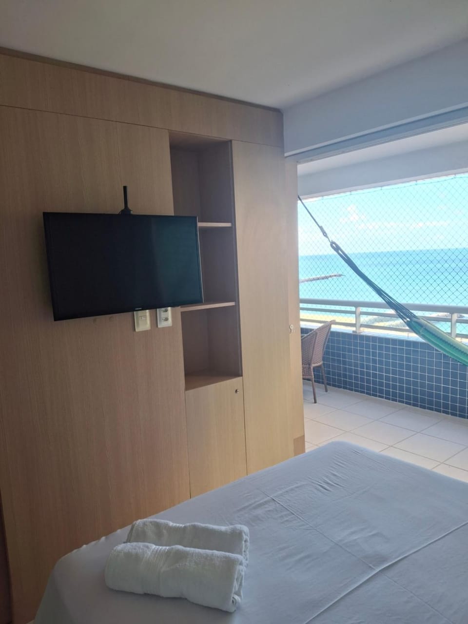 Bed, View (from property/room), Bedroom, Sea view