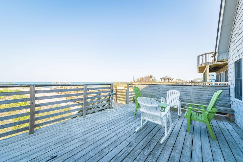 Wildest Dream - S Nags Head MP 17, Oceanfront, Direct Ocean Access, Ocean Views, Air Hockey House in Nags Head