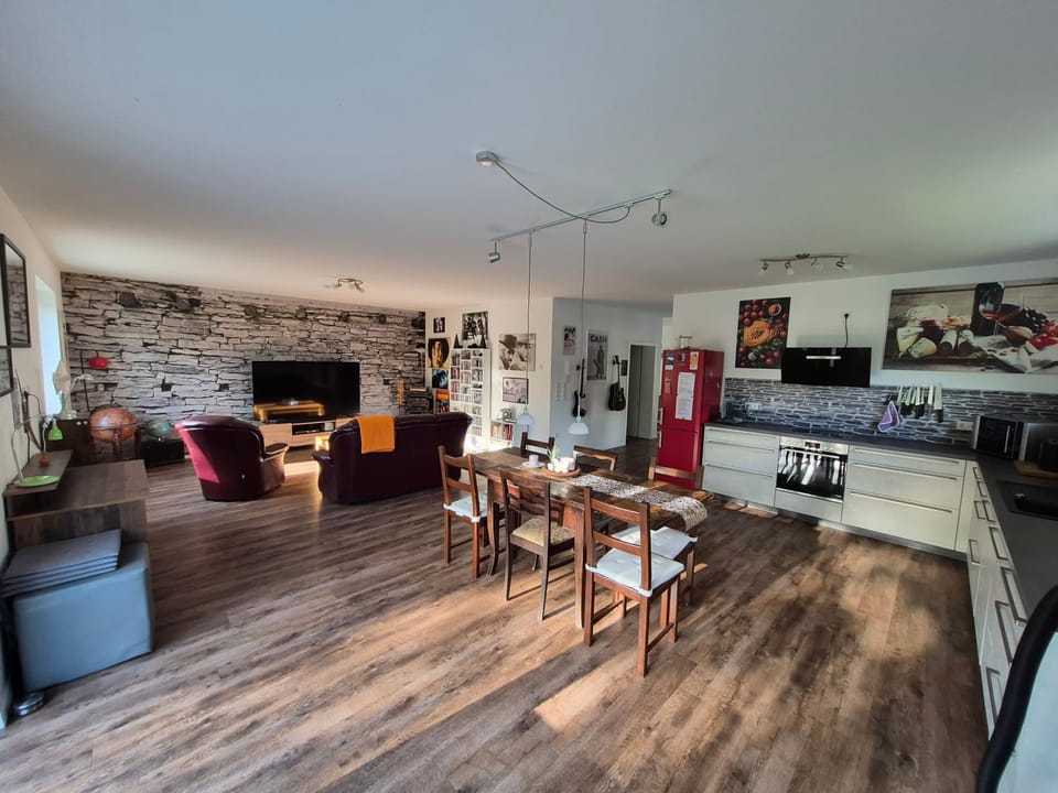Kitchen or kitchenette, Living room, Dining area, kitchen