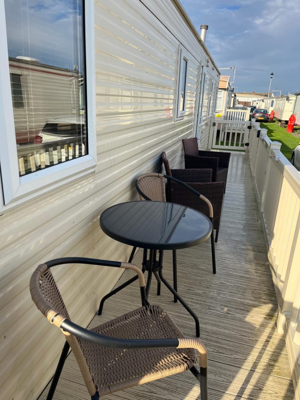 Luxury Seaview Retreat 8 berth beds made up for arrival FREE WIFI Apartment in Ingoldmells