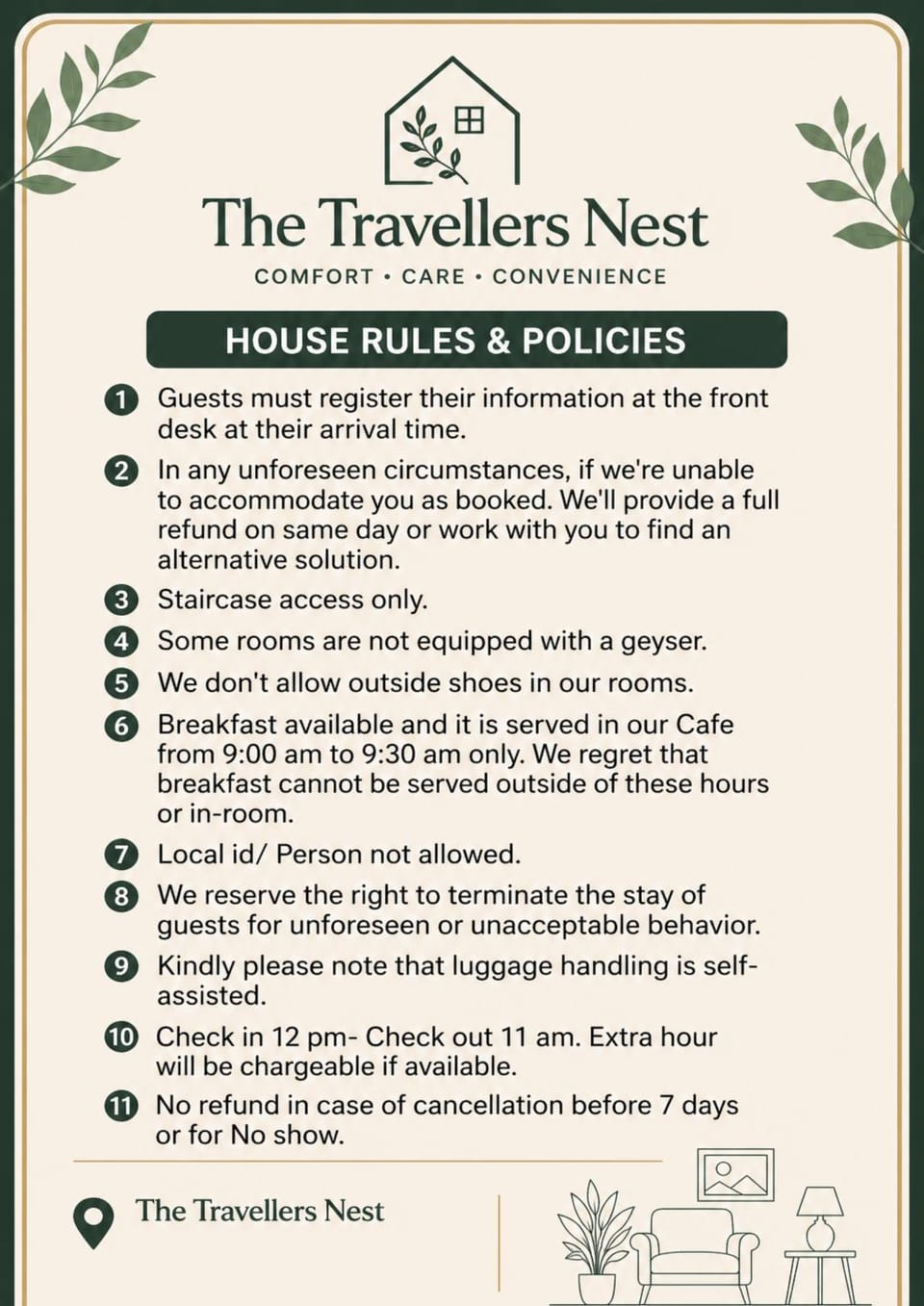 The Travellers Nest Hostel in West Bengal