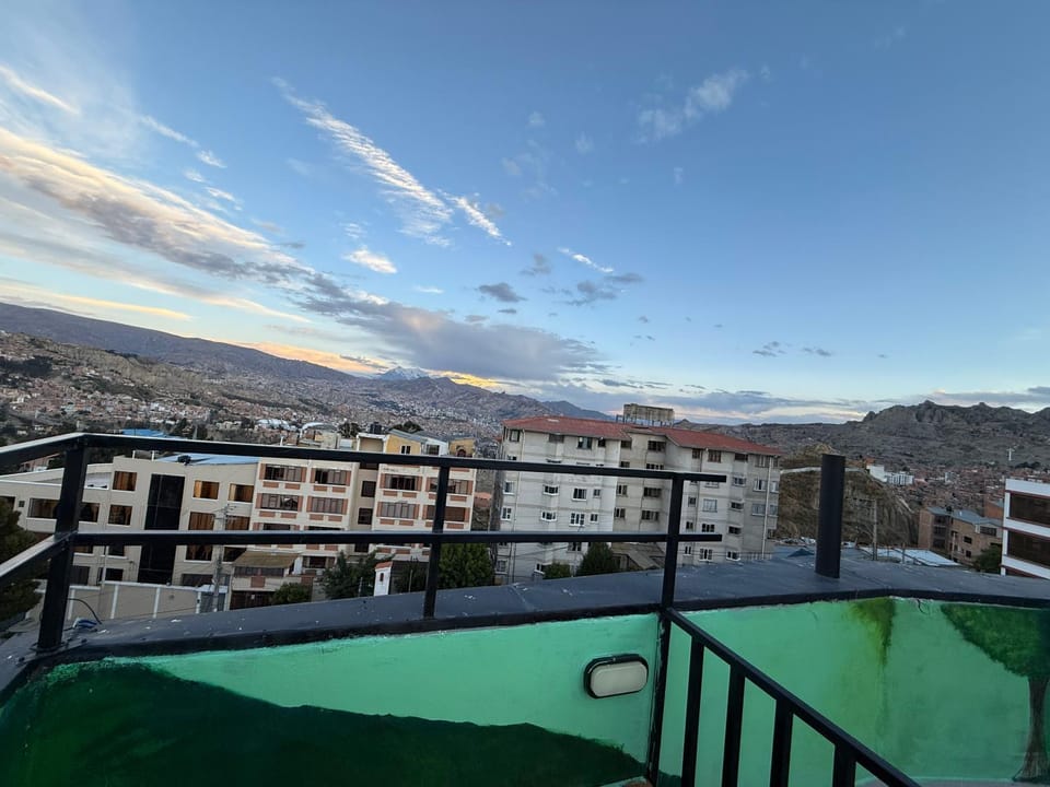 Cómodo, acogedor y con una vista en la terraza que cuenta historias Apartment in La Paz