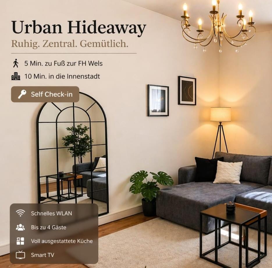 Urban Hideaway - Stylish Downtown Apartment Apartment in Upper Austria