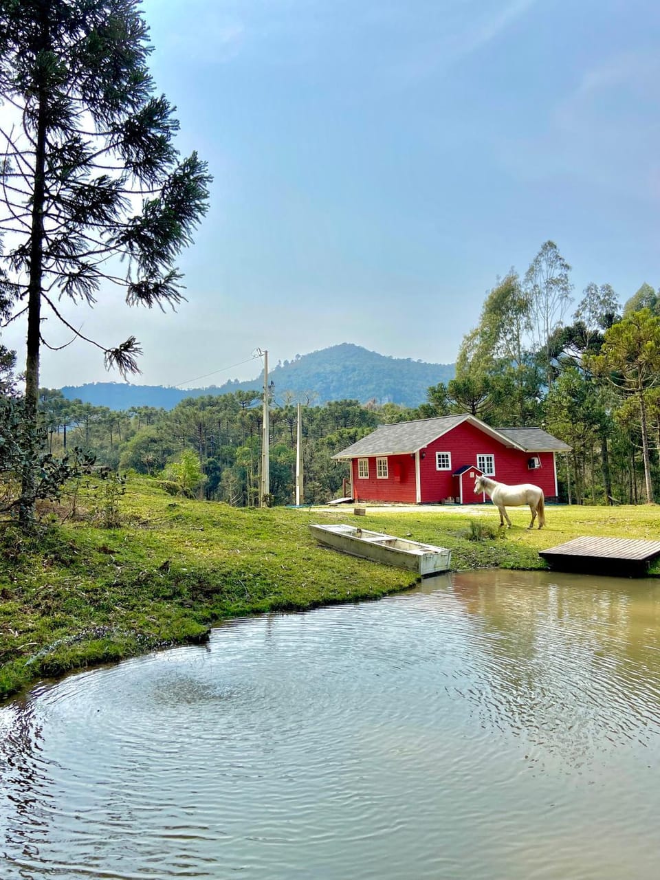 Natural landscape, Lake view, Mountain view