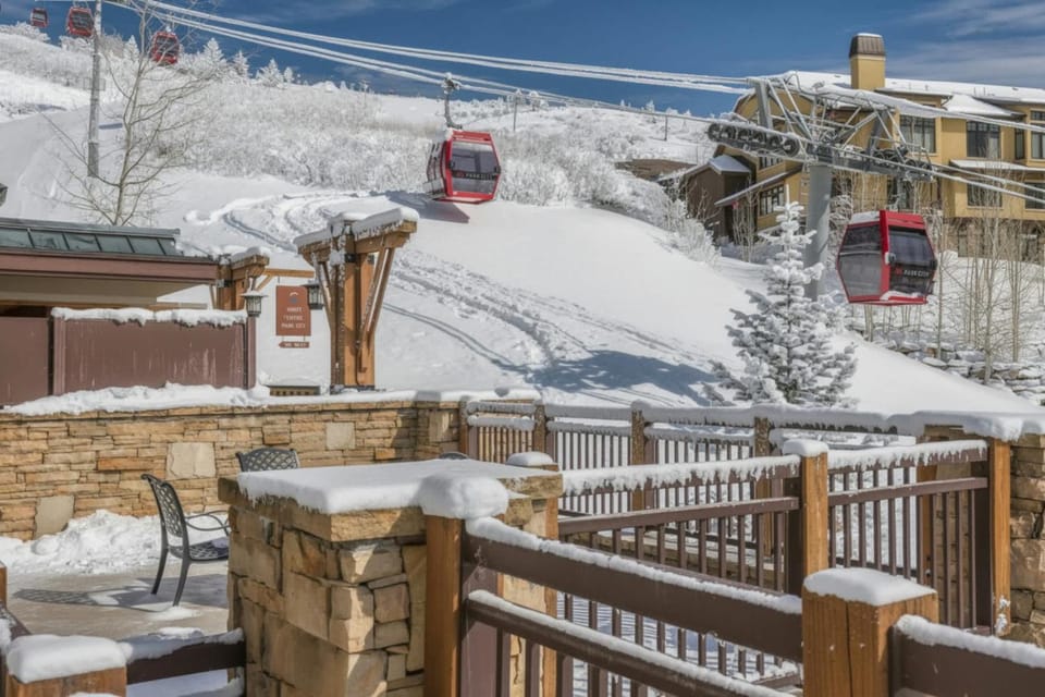 Sunrise Gondola Retreat Ski In Ski Out House in Wasatch County