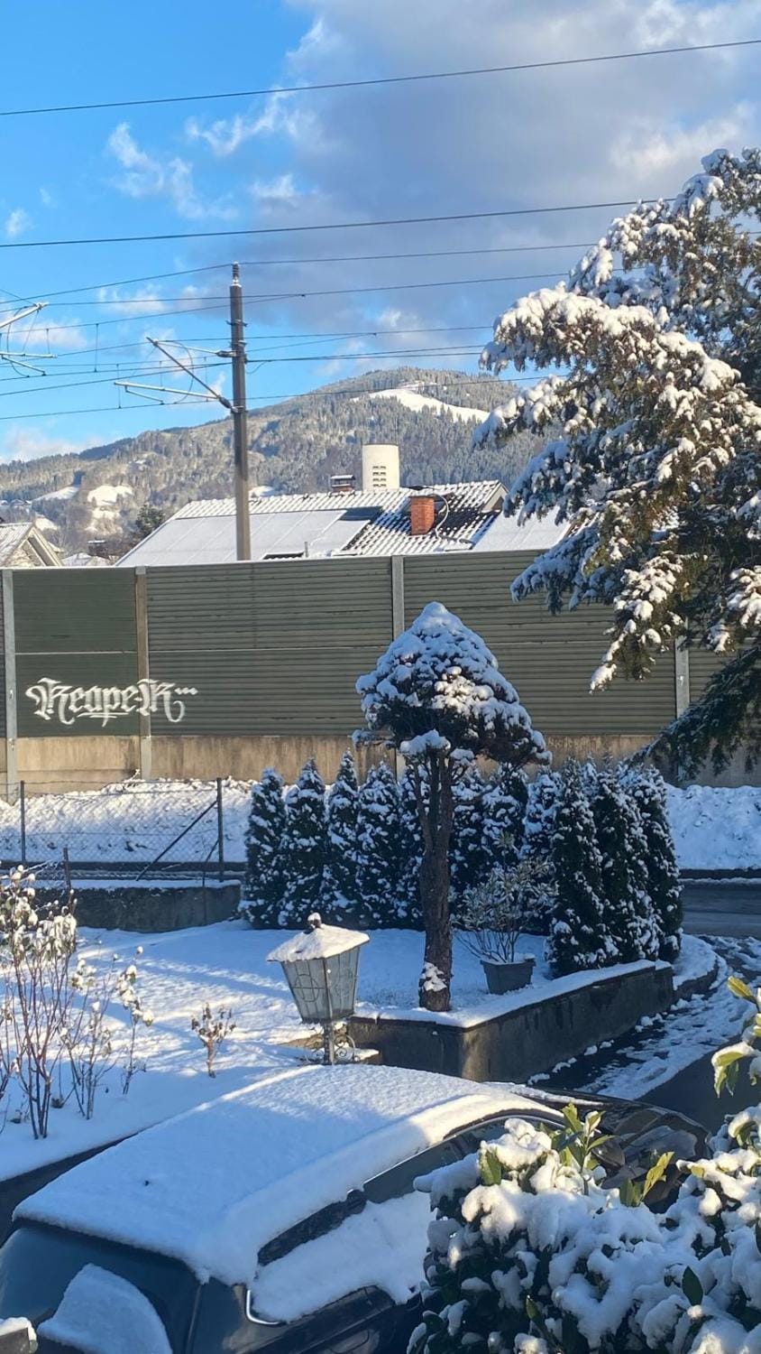 Day, Natural landscape, Winter, Mountain view