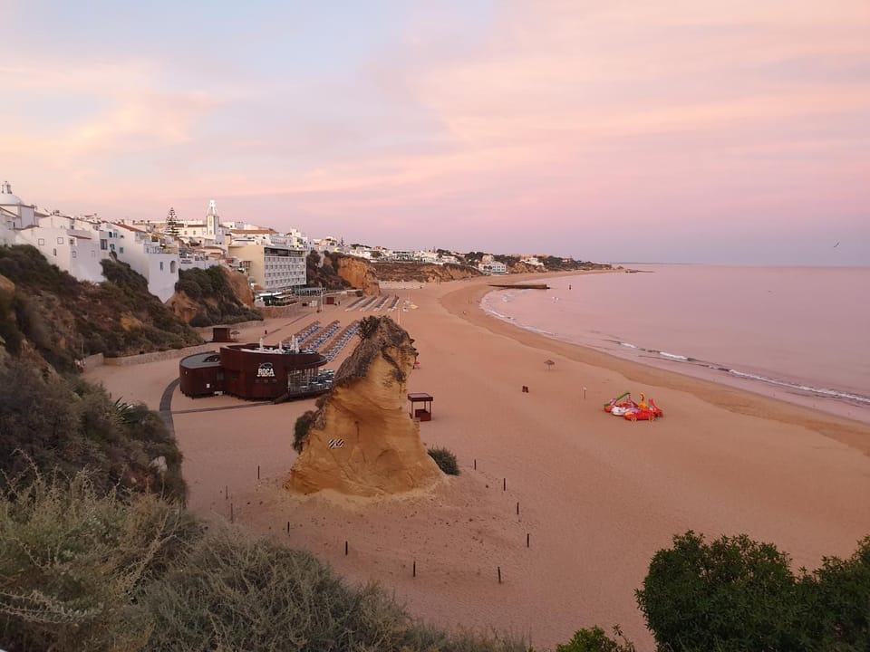 Natural landscape, Beach, Sunset
