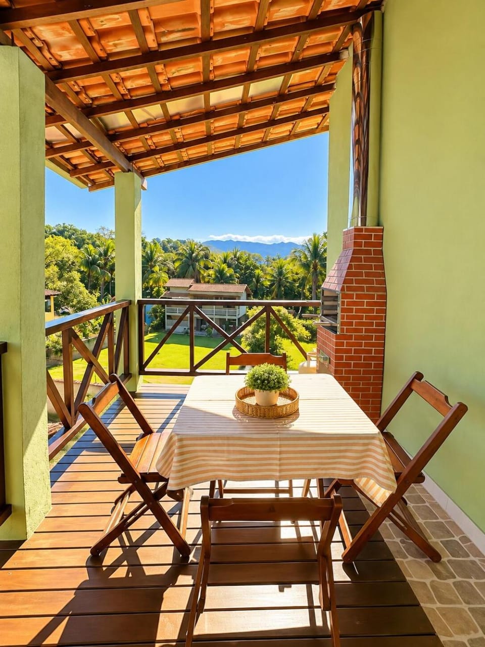 Natural landscape, BBQ facilities, Balcony/Terrace