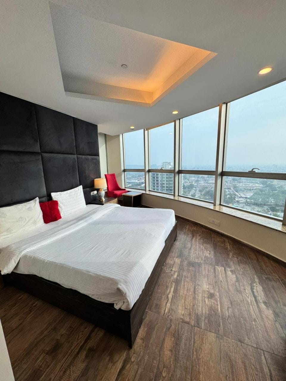 Bed, Natural landscape, View (from property/room), Balcony/Terrace, Photo of the whole room, Bedroom, Sea view