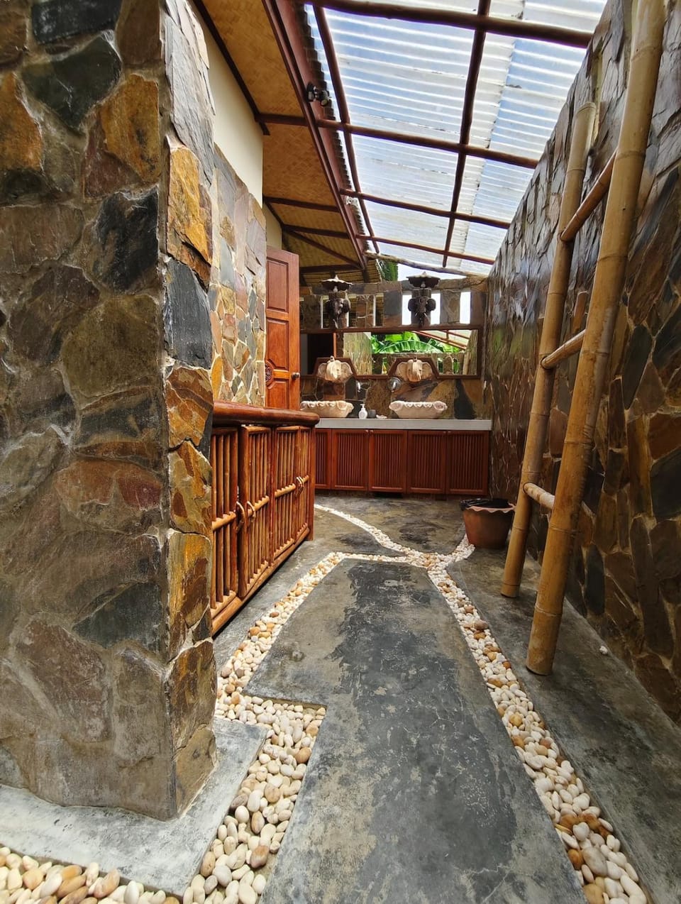 Private Balinese Bungalow for 2 - Shared pool - Lamai Koh Samui Bed and Breakfast in Ko Samui
