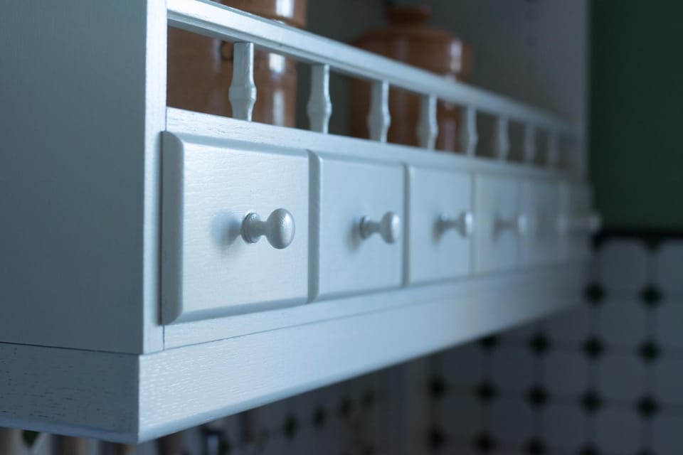 Decorative detail, Communal kitchen