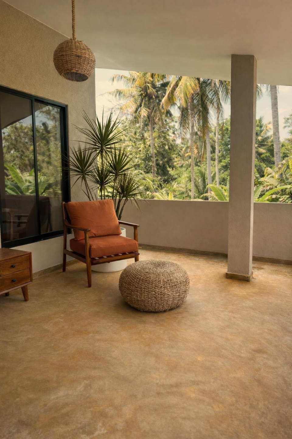 Patio, Seating area, Garden view