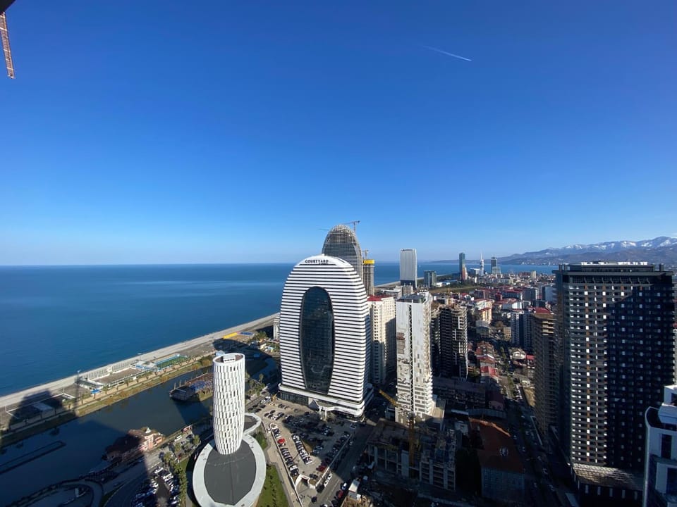 Nearby landmark, Day, Natural landscape, Bird's eye view, City view, Sea view