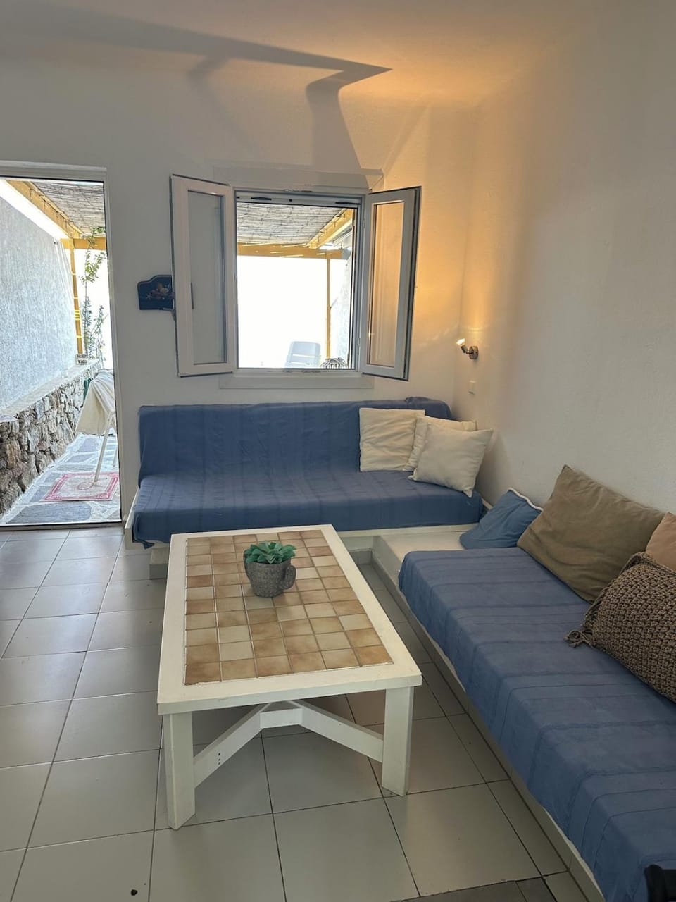 Panoramic View of Ornos Bay in Mykonos & Pool by ΜΡS House in Decentralized Administration of the Aegean