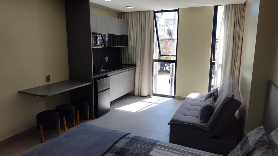 Bed, Kitchen or kitchenette, Photo of the whole room, Bedroom