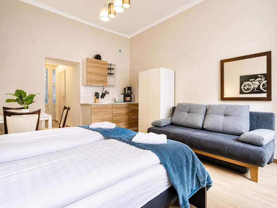 Bed, Kitchen or kitchenette, Seating area, Dining area, Bedroom, wardrobe