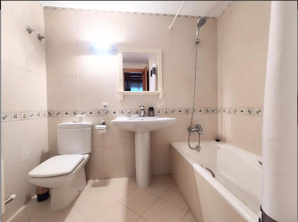 Bathroom, Living room
