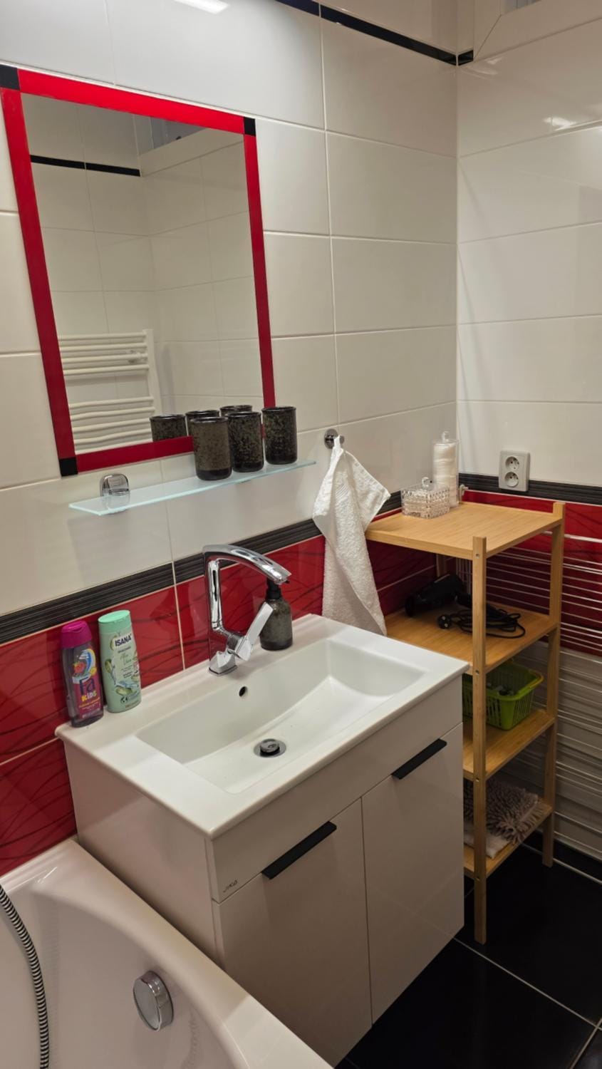 Bathroom, towels, towels