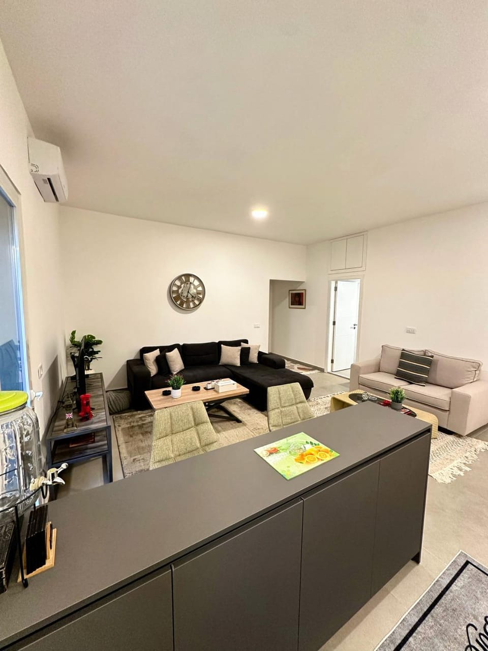 Living room, air conditioner