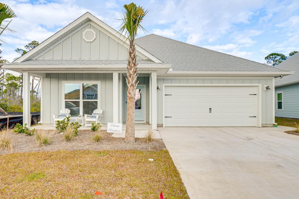 Unwind Poolside + Walk to Ocean! Port St Joe Home House in Florida
