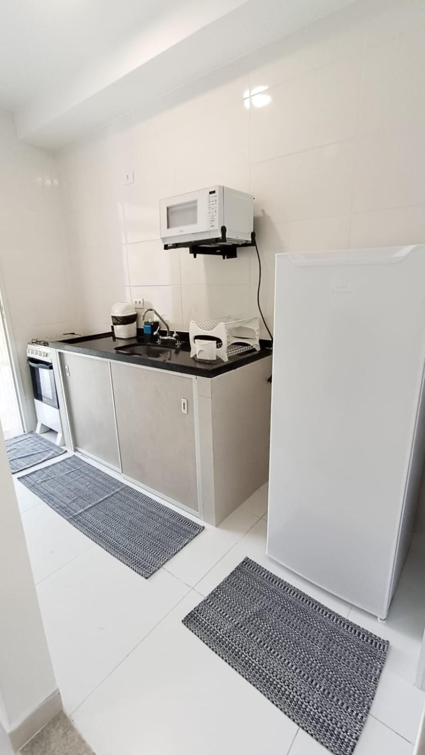 Kitchen or kitchenette, oven