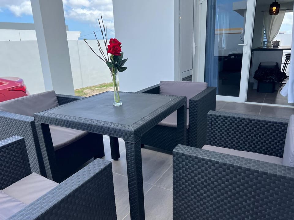 Patio, Seating area, Dining area