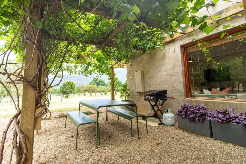 Patio, BBQ facilities, Garden view, Mountain view, Mountain view