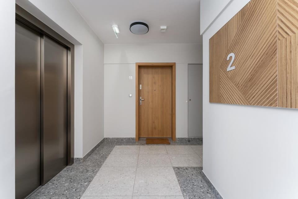 Property building, elevator