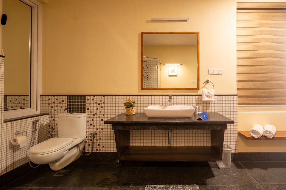 Shower, Toilet, Bathroom, towels